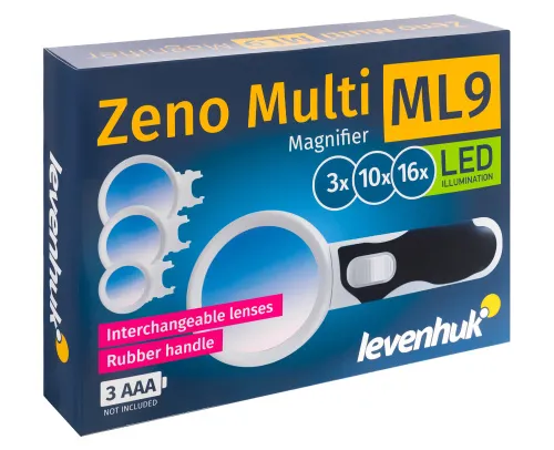 a fotón:  Levenhuk Zeno Multi ML9 nagyító,  10