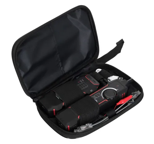 a fényképen:  Ermenrich NetGeeks NP35 hálózati kábeltesztelő,  2