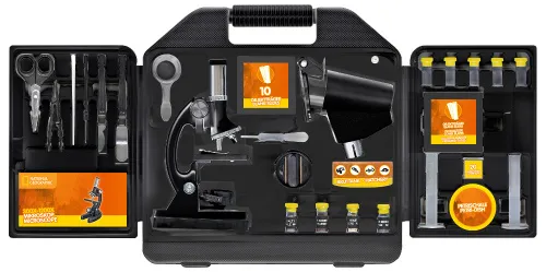 a képen:  Bresser National Geographic 300x-1200x mikroszkóp (tokot tartalmaz),  2