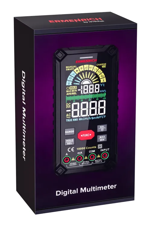 a fotón:  Ermenrich Zing TC40 digitális multiméter,  9