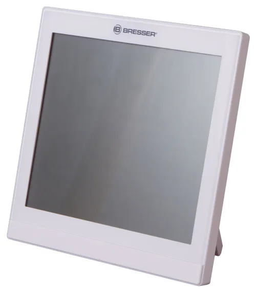 a fotón:  Bresser TemeoTrend JC LCD RC időjárás állomás (falióra), fehér,  4