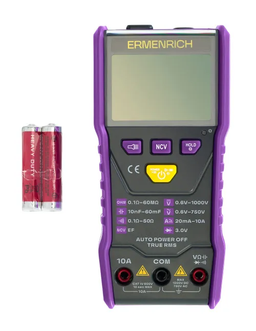 a fotón:  Ermenrich Zing TC20 digitális multiméter,  2