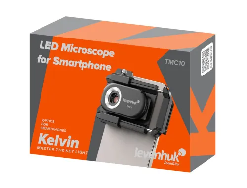 a képen:  Levenhuk Kelvin TMC10 LED-es mikroszkóp okostelefonhoz,  10
