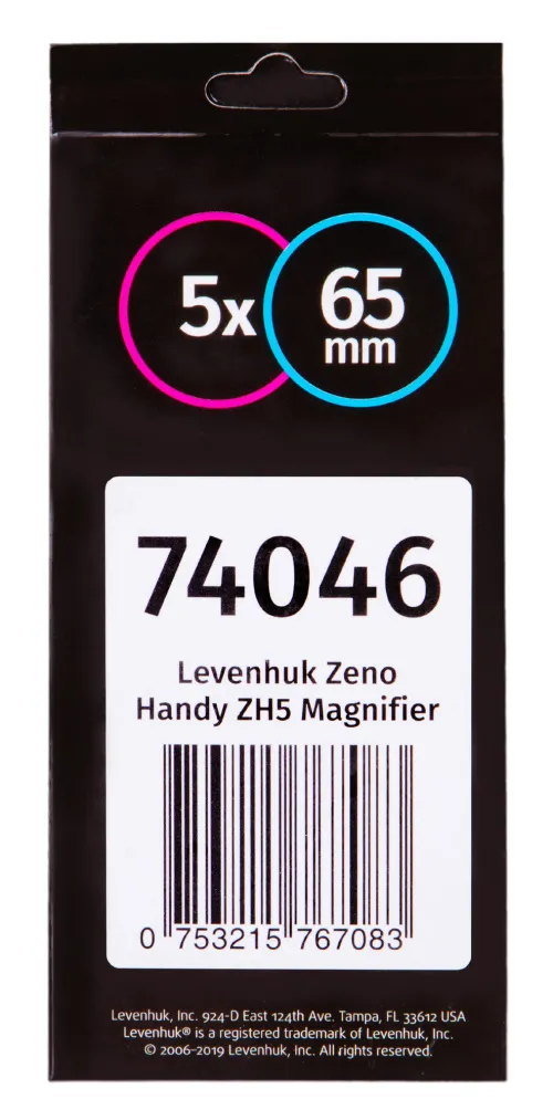 a képen:  Levenhuk Zeno Handy ZH5 nagyító,  8