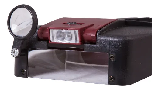 a fotón:  Levenhuk Zeno Vizor H2 fejre szerelhető nagyító,  6