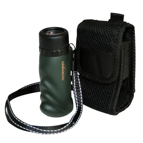 a fényképen:  Omegon 10x25 egyszemes távcső,  4