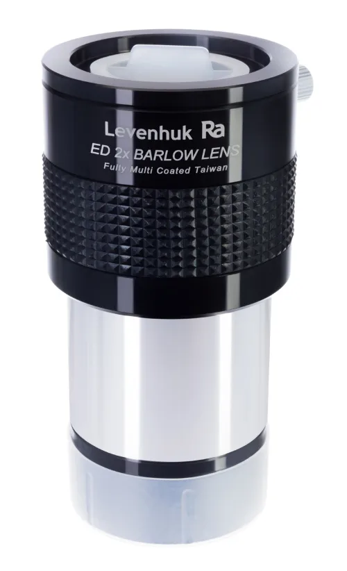 a fényképen:  Levenhuk ED-2x Barlow-lencse,  2