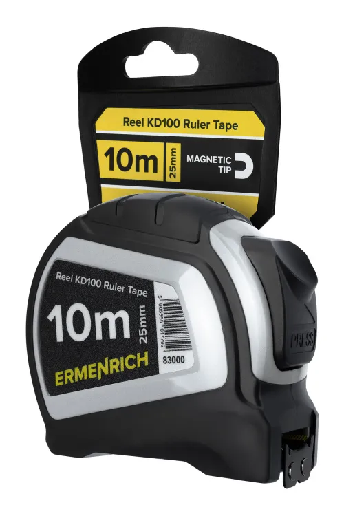 a fényképen:  Ermenrich Reel KD100 mérőszalag,  6