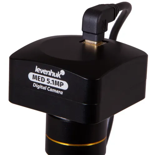 a fényképen:  Levenhuk MED D10T digitális trinokuláris mikroszkóp,  11