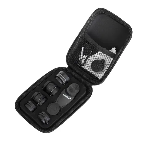 a fényképen:  Levenhuk Lens S10 okostelefon lencsekészlet,  2