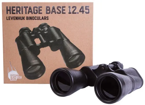a fényképen:  Levenhuk Heritage BASE 12x45 kétszemes távcső,  2