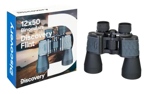 a képen:  Levenhuk Discovery Flint 12x50 kétszemes távcső,  12