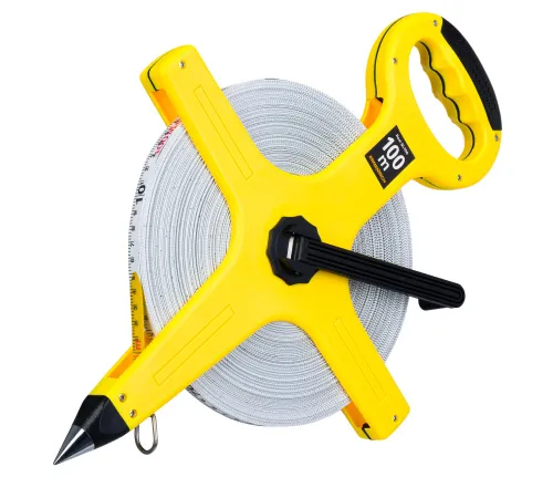 a képen:  Ermenrich Reel SL100 földmérő mérőszalag,  2