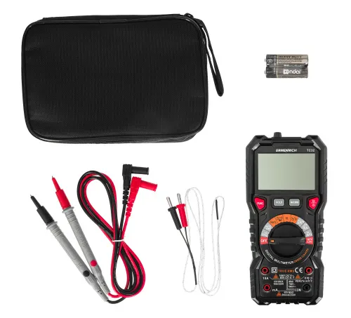 a fényképen:  Ermenrich Zing TC32 digitális multiméter,  7