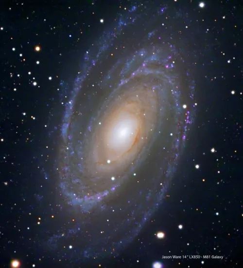 a képen:  Meade LX850 10"-os, F/8 rekesznyílású ACF teleszkóp,  9