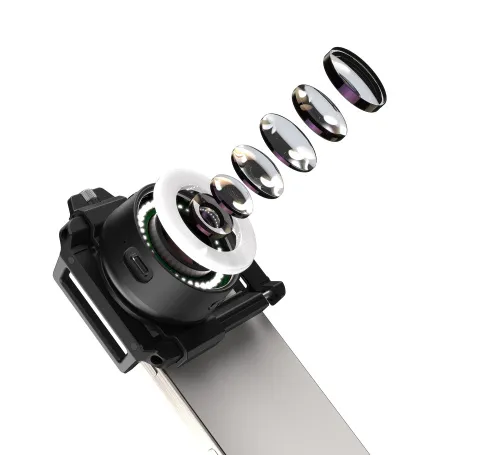 a fényképen:  Levenhuk Kelvin TMC20 LED-es mikroszkóp okostelefonhoz,  4