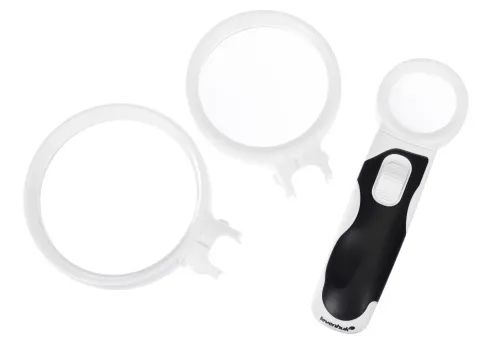 a képen:  Levenhuk Zeno Multi ML15 fehér nagyító,  7