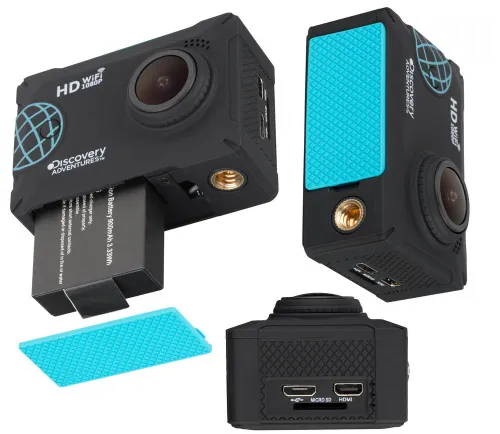 a képen:  Bresser Discovery Adventures Trek Full HD 140° Wi-Fi Action kamera,  2