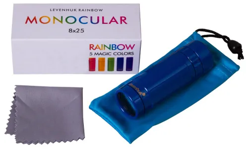 a fényképen:  Levenhuk Rainbow 8x25 egyszemes távcső,  2