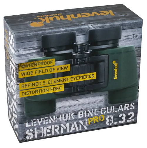 a képen:  Levenhuk Sherman PRO 8x32 kétszemes távcső,  8