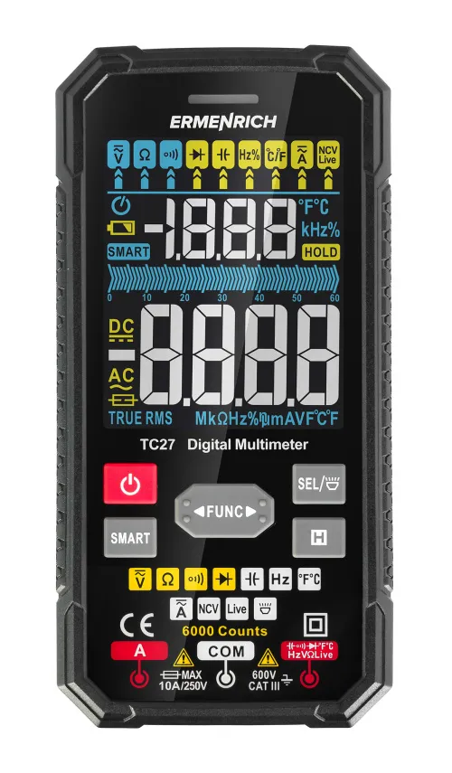 a fotón:  Ermenrich Zing TC27 digitális multiméter,  4