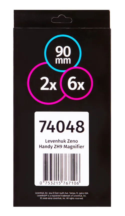 a képen:  Levenhuk Zeno Handy ZH9 nagyító,  9