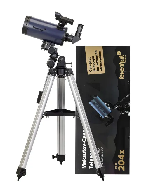 a fényképen:  Levenhuk New Skyline PRO MAK 102/1300 SQ1 teleszkóp,  2