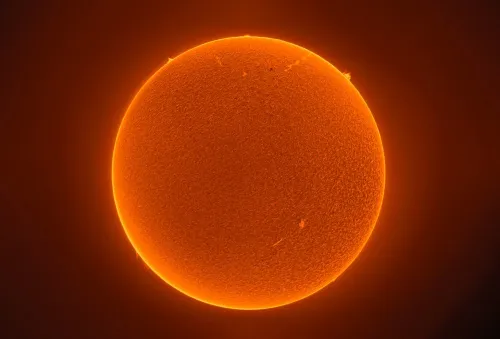 a fotón:  Coronado SolarMax III 70 mm napteleszkóp RichView rendszerrel és BF10 szűrővel,  9