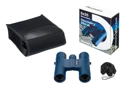 a fényképen:  Levenhuk Discovery Elbrus 8x25 kétszemes távcső,  5