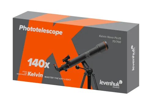 a fotón:  Levenhuk Kelvin Nova PLUS 70/700 fotóteleszkóp ,  8