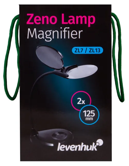 a képen:  Levenhuk Zeno Lamp ZL13 fehér nagyító,  14
