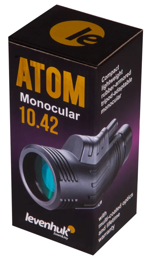 a fényképen:  Levenhuk Atom 10x42 egyszemes távcső,  10