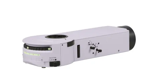 a fényképen:  MAGUS Epi-FL06 Epi-fluoreszcens tartozék, higanylámpa, fluoreszcens szűrőkockák В/G/UV/V/R/FITC/TRITC/DAPI,  2