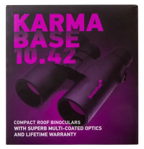 a fényképen:  Levenhuk Karma BASE 10x42 kétszemes távcső,  15