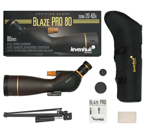 a fényképen:  Levenhuk Blaze PRO 80 figyelőtávcső,  5