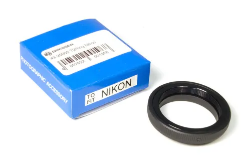 a képen:  Bresser T-gyűrű Nikon M42 kamerákhoz,  2
