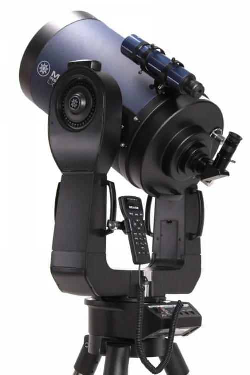 a fényképen:  Meade LX200 10"-os F/10 ACF teleszkóp szabványos, terepen használható háromlábú állvánnyal,  5