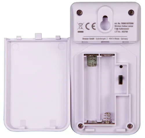 a fényképen:  Bresser MyClimate hő / higrométeróra, fehér,  14