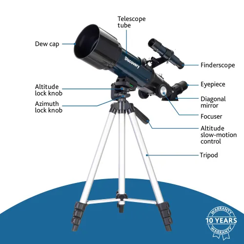 a képen:  Levenhuk Discovery Sky Trip ST70 teleszkóp és könyv,  17