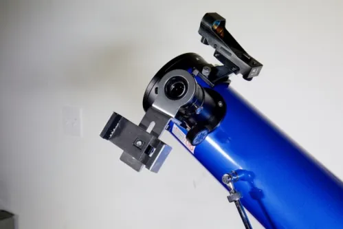 a fényképen:  Meade Infinity 76 mm-es AZ reflektor teleszkóp,  4