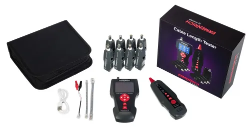 a fényképen:  Ermenrich NetGeeks NL70 kábelhossz tesztelő,  2