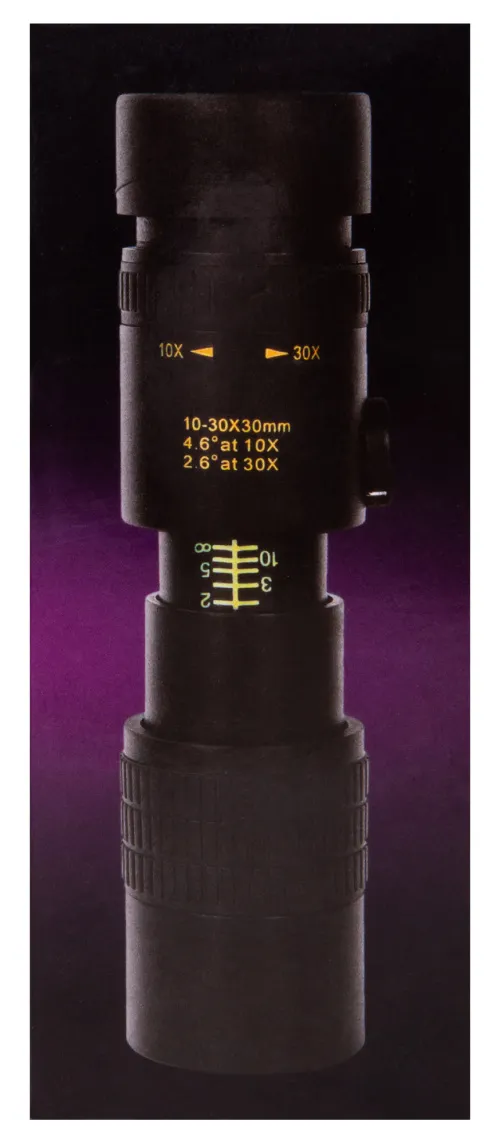 a képen:  Levenhuk Atom 10–30x30 egyszemes távcső,  13