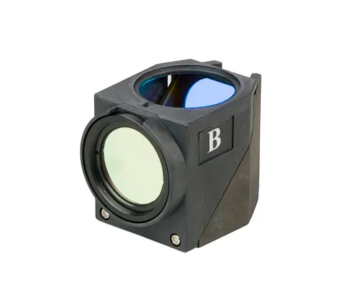 a fényképen:  MAGUS Epi-FL06 Epi-fluoreszcens tartozék, higanylámpa, fluoreszcens szűrőkockák В/G/UV/V/R/FITC/TRITC/DAPI,  12