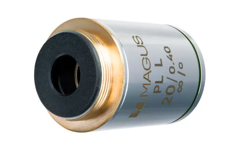 a fényképen:  MAGUS 20PLL 20х/0,40 Plan H SzM 8,80 mm objektív,  4