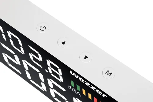 a fényképen:  Levenhuk Wezzer Air PRO CN20 levegőminőség-/zajérzékelő,  4