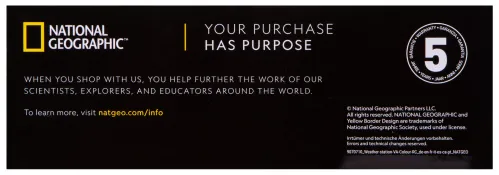 a fotón:  Bresser National Geographic VA színes időjárás állomás 3 kültéri érzékelővel,  19