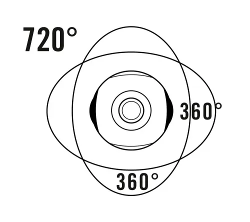 a képen:  Bresser National Geographic HD 720° Android Action kamera,  3