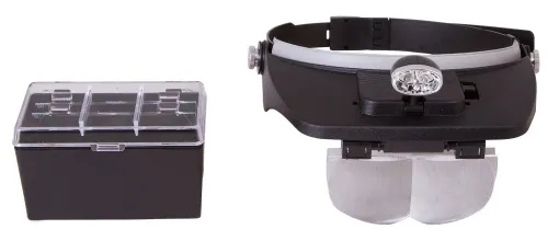 a fotón:  Levenhuk Zeno Vizor H3 fejre szerelhető nagyító,  9