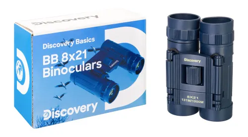 a fotón:  Levenhuk Discovery Basics BB 8x21 kétszemes távcső,  10