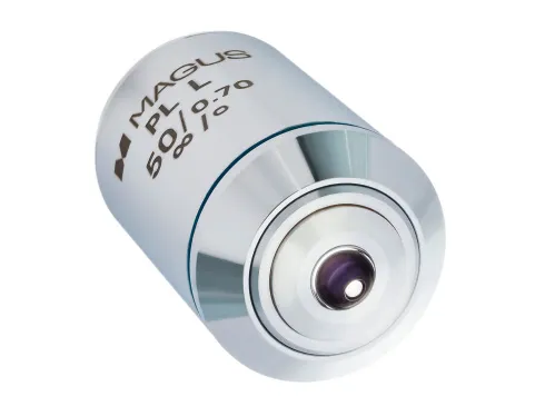a fényképen:  MAGUS 50PLL 50х/0,70 Plan H SzM 3,68 mm objektív,  3